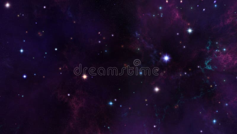 Galaxbakgrund stock illustrationer
