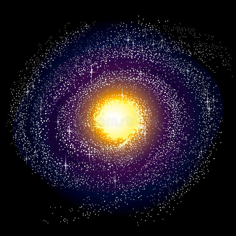 Galaxia espiral - manera lechosa