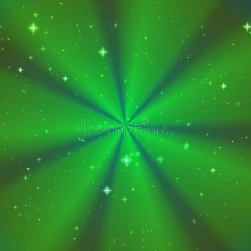 Galaxie verte avec le ciel léger, beaucoup d'étoiles illustration de vecteur Galaxie verte avec le ciel léger, beaucoup d'étoiles illustration de vecteur