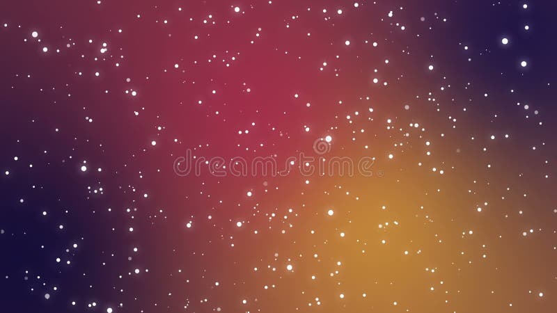 Galaxy Animation with Light Particles on Pink Orange Blue Gradient  Background Stock Footage - Video of diamond, effect: 81777356