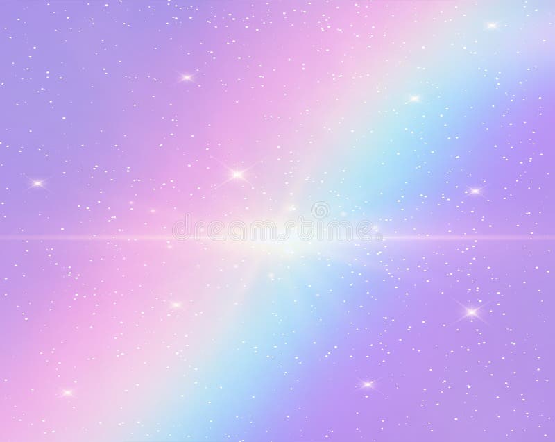 Unicorn Rose Gold Background Galaxy Pastel Glitter Rainbow Fantasy Background Glitter Wallpaper