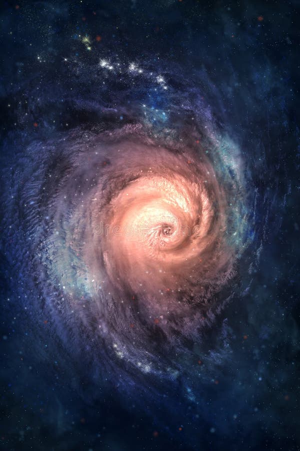 Spiral galaxy. Somewhere in deep space. Spiral galaxy. Somewhere in deep space.