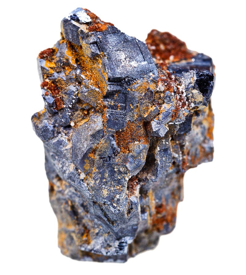 Galena Lead Mineral Stone Crystal Gem Stock Photo Image of crystals