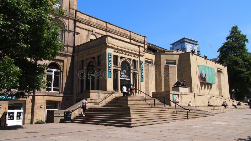 Galeria leeds w centrum leeds england obrazy stock