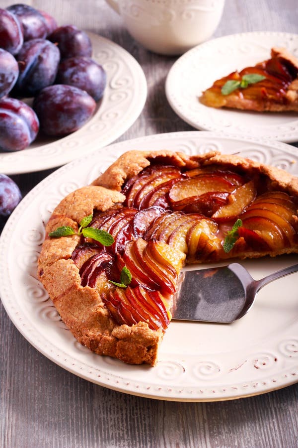 Galette with a Whole Wheat Crust Stock Image Image of cake, healthy
