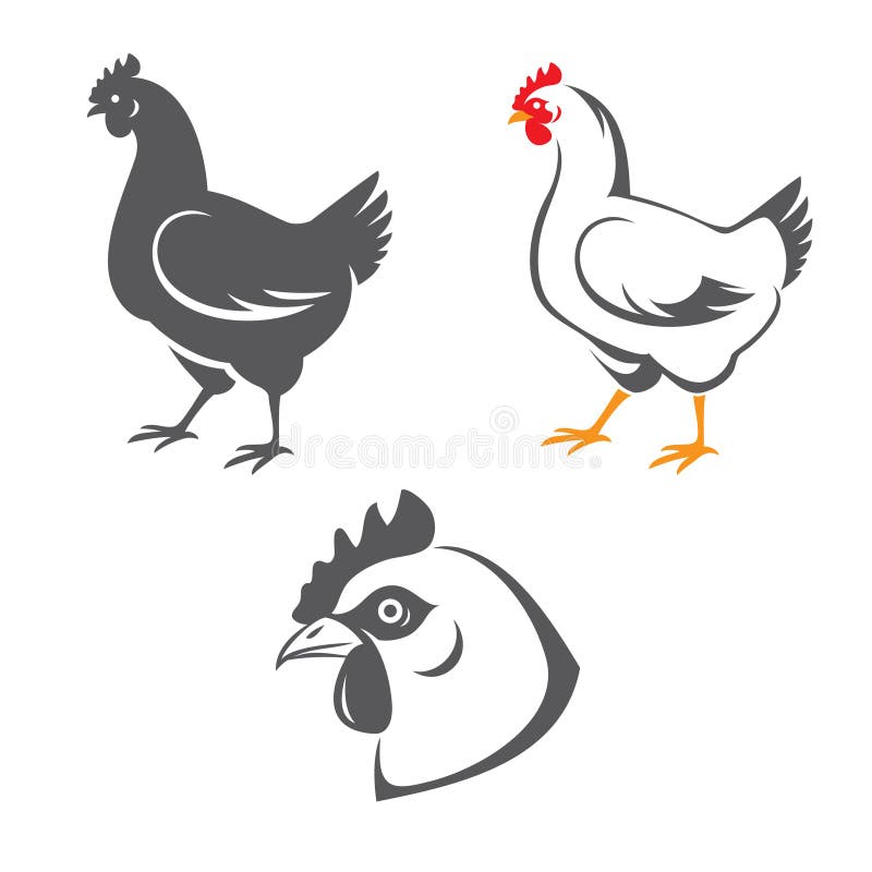 ilustração de clipart colorida de desenho de frango 6325752 Vetor