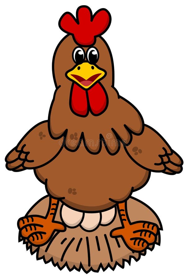 Hen Clipart Laid - Imagem De Galinha Em Desenho - Png Download