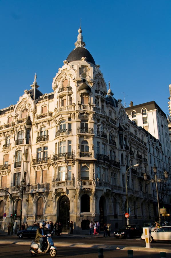 Gallardo madrid Испания Кас здания стоковая фотография rf