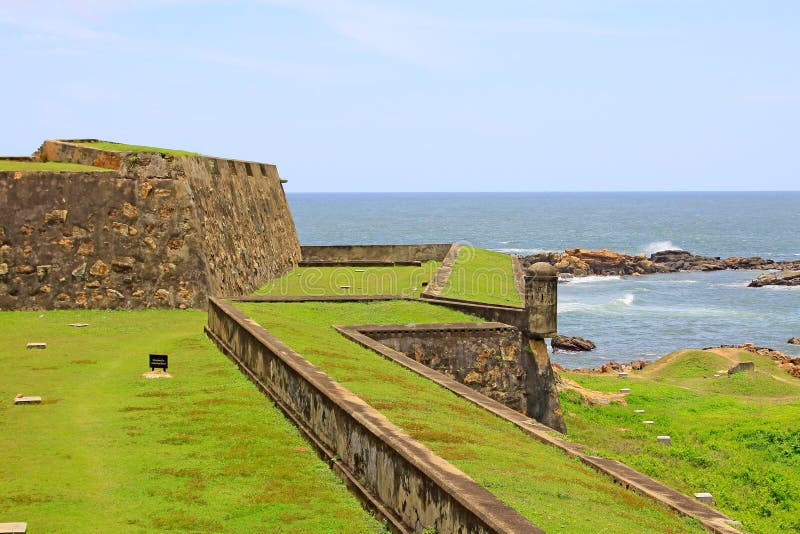 Galle fort - Sri Lanka UNESCO światowe dziedzictwo zdjęcie royalty free Galle fort - Sri Lanka UNESCO światowe dziedzictwo zdjęcie royalty free