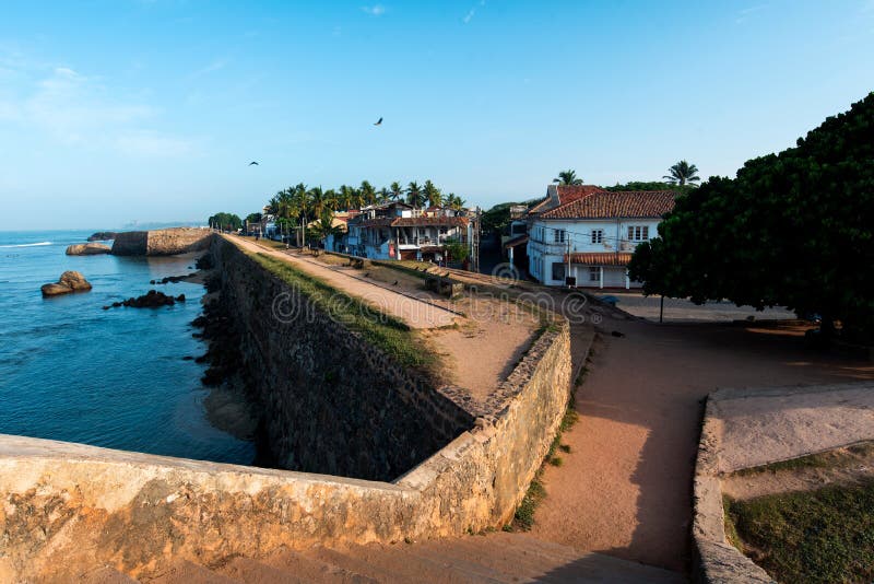 Galle Nederlands fort in Sri Lanka royalty-vrije stock foto Galle Nederlands fort in Sri Lanka royalty-vrije stock foto