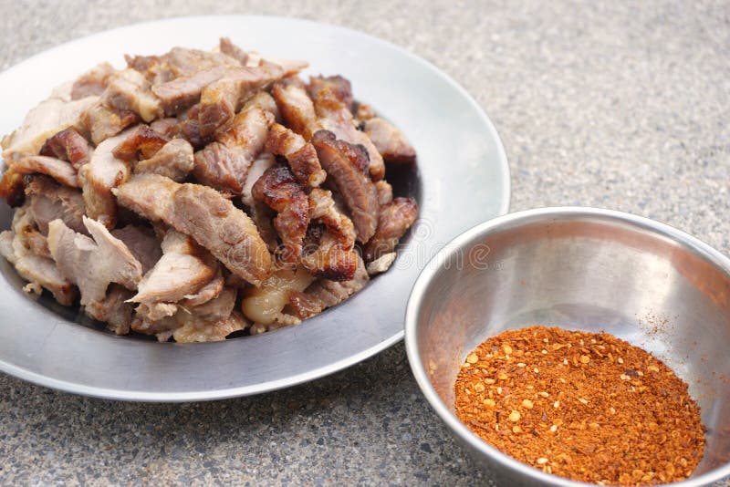Gallergriskött med Sichuan peppar arkivfoto Gallergriskött med Sichuan peppar arkivfoto