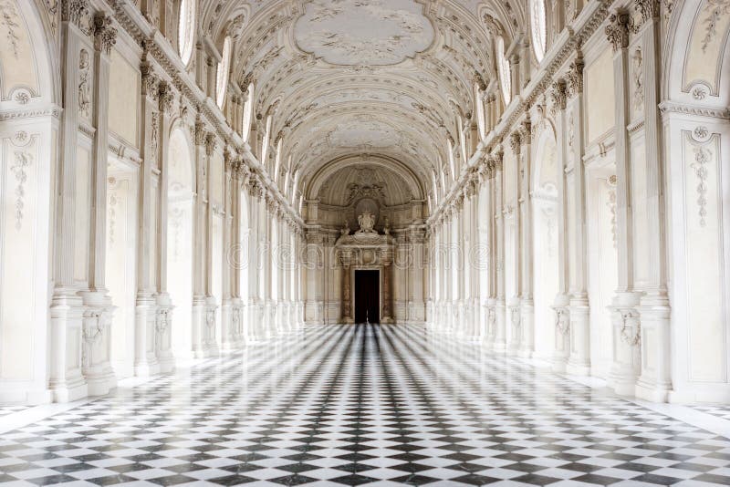 Italy, Piedmont. The Galleria Grande of the Venaria reale Wall Art