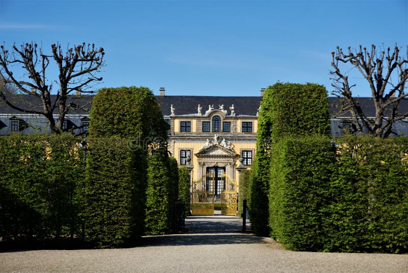 Golden Gate Herrenhausen Gardens Hannover Germany Stock Photo