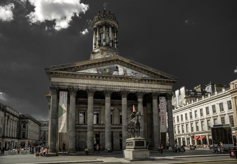 Gallery of Modern Art in Glasgow, Scotland Editorial Stock Photo
