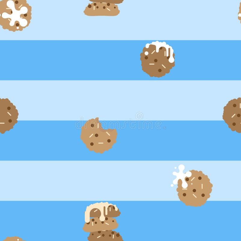 galletas de microprocesadores de chocolate dulces lindas, dulces, coloridas, en colores pastel mínimas inconsútiles de la panad libre illustration galletas de microprocesadores de chocolate dulces lindas, dulces, coloridas, en colores pastel mínimas inconsútiles de la panad libre illustration
