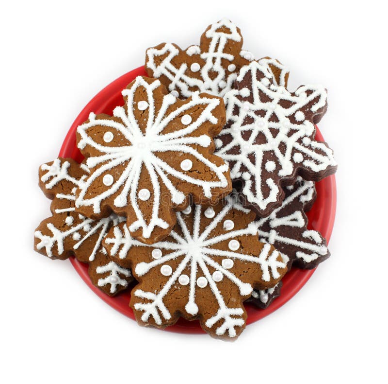 Galletas del copo de nieve imagenes de archivo Galletas del copo de nieve imagenes de archivo