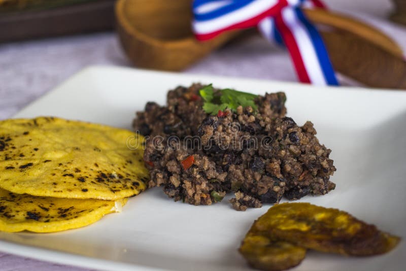 Gallo pinto topical meal from Costa Rica