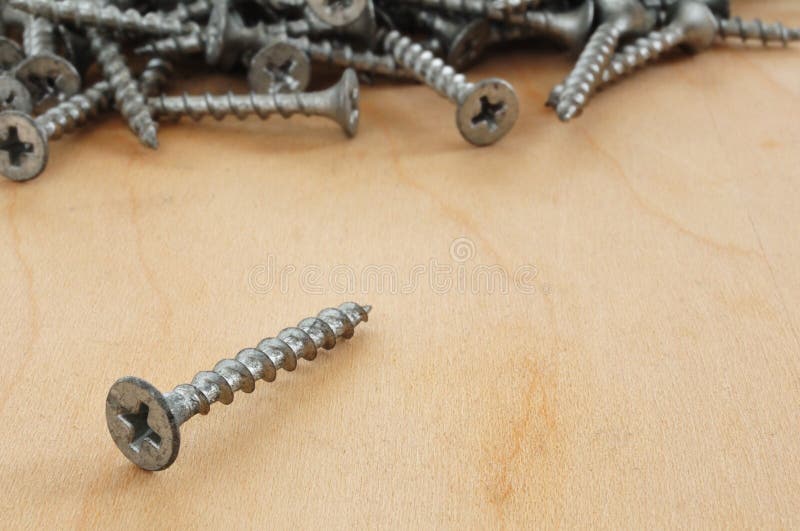 Galvanized Deck Screws stock image. Image of fasteners 12407823