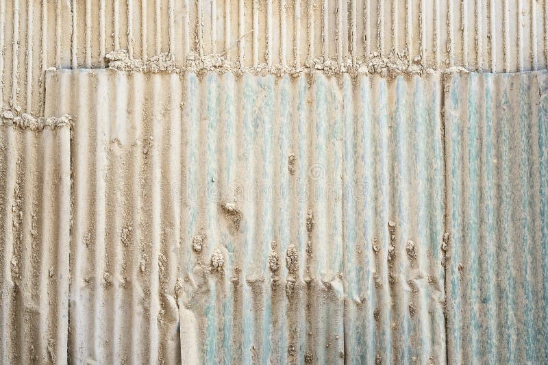 Galvanized iron wall stock photo. Image of rust, industrial 47394692