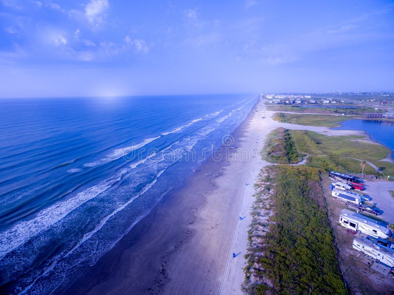 Galveston beach stock image. Image of lifeguard, waves 3185845