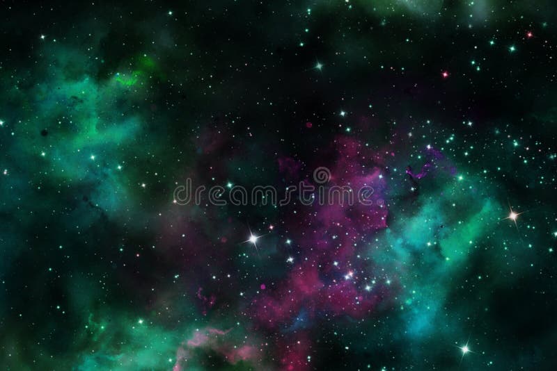 greenish blue galaxy dark with stars and space pattern with bright multicolored texture cosmic background. greenish blue galaxy dark with stars and space pattern with bright multicolored texture cosmic background