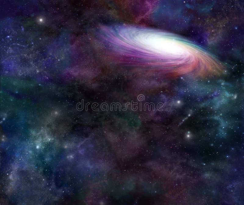 Galáxia de giro no espaço profundo imagens de stock Galáxia de giro no espaço profundo imagens de stock