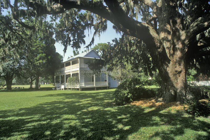 Gamble Mansion, home of Major Robert Gamble, is the only surviving plantation house in south Florida, Ellenton, Florida stock image Gamble Mansion, home of Major Robert Gamble, is the only surviving plantation house in south Florida, Ellenton, Florida stock image