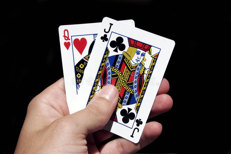Gambling Cards in Hand stock image. Image of gambling 1652609