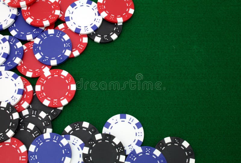 Gambling chips background