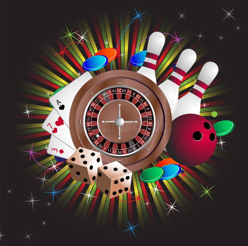 Gambling equipment stock vector. Illustration of design 33178154
