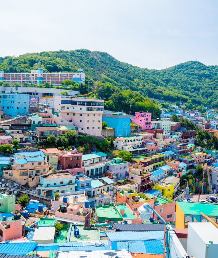 Gamcheon Culture Village Busan  South Korea Stock Image 