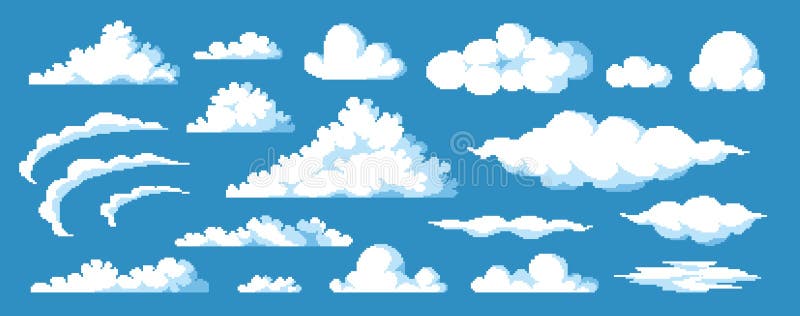 Retro video game clouds sẽ khiến trò chơi của bạn đẹp hơn và thu hút được nhiều người chơi hơn. Hãy tìm hiểu về retro video game clouds để tạo ra những cảnh vật đẹp mắt trong trò chơi của bạn!