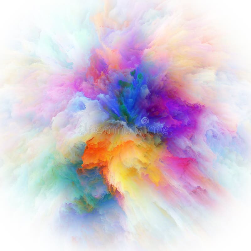 Game of Color Splash Explosion Stock Illustration  Illustration of  background clouds 142173226