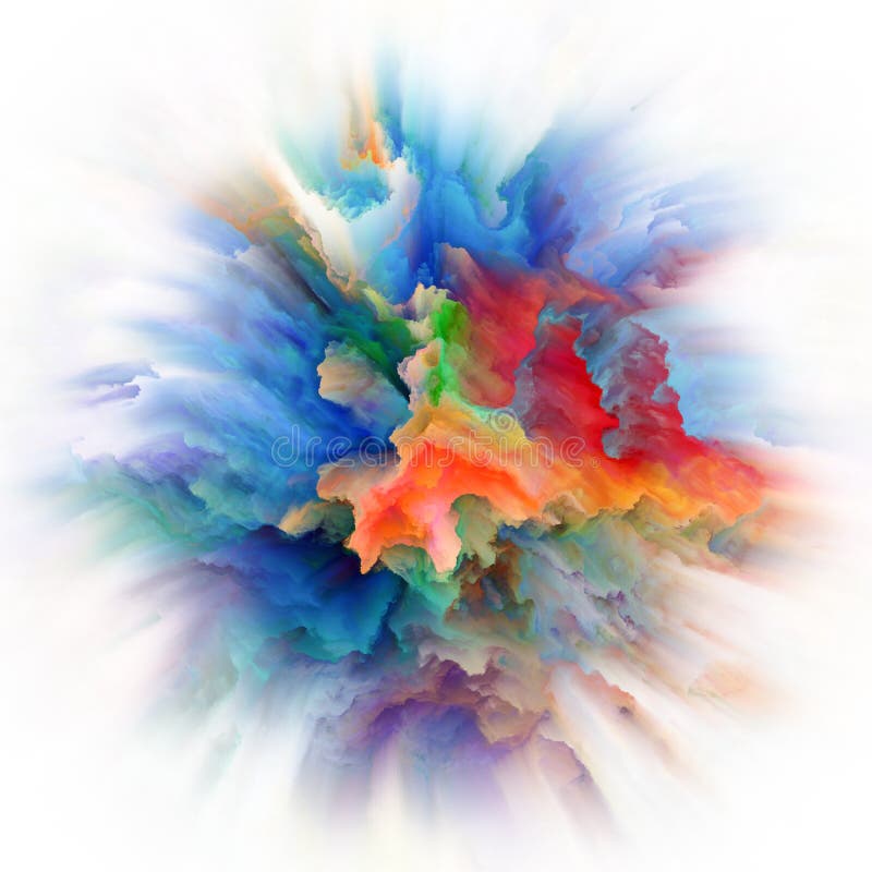 Game of Color Splash Explosion Stock Illustration - Illustration of  metaphor, burst: 149980163