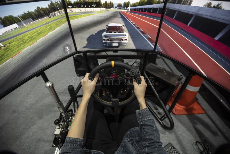 Game Console of Car Simulator with Electric Accelerator, Gear and