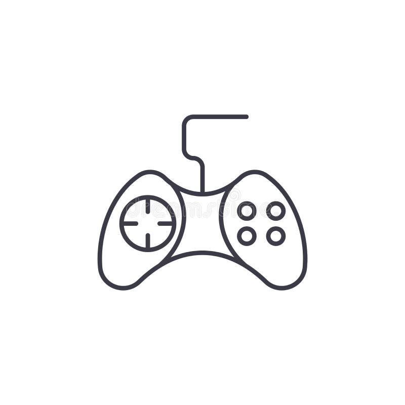 Joystick Black Icon Concept. Joystick Flat Vector Symbol, Sign