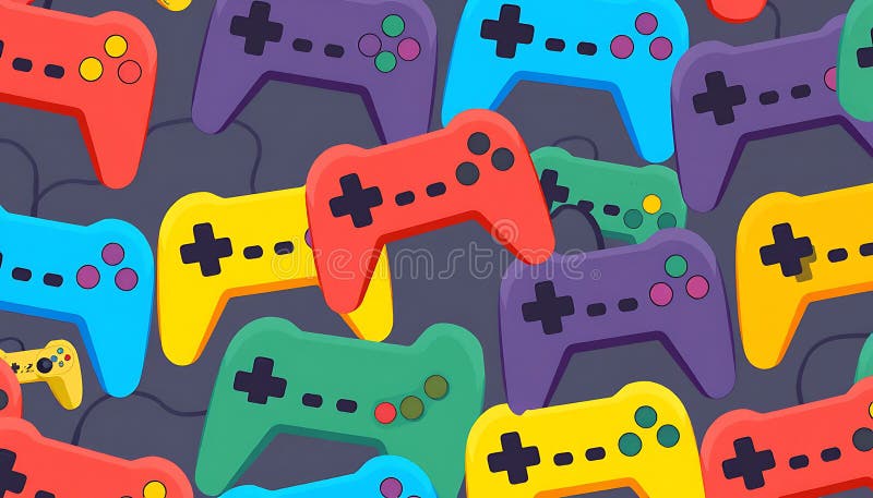 Game Controllers Pattern Stock Illustrations – 362 Game Game Controllers Pattern Stock Illustrations – 362 Game