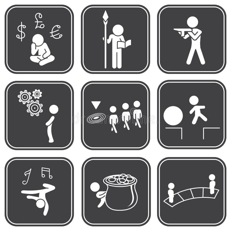 Game icons web stock vector. Illustration of symbol, sport 76223431