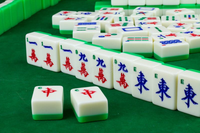 Complete Mahjong Set Stock Illustration - Download Image Now