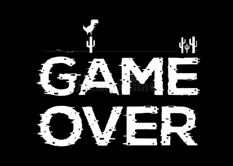 GAME OVER Logo for Desk