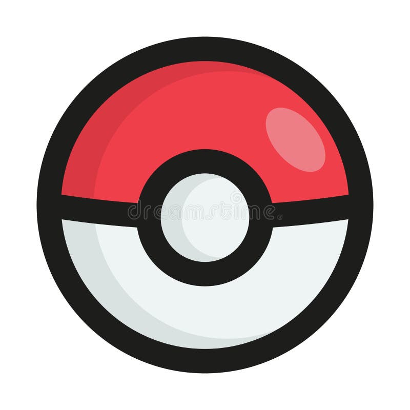 Vector game ball for play in team. Pokeball object Stock Vector by ©logoff  117683212