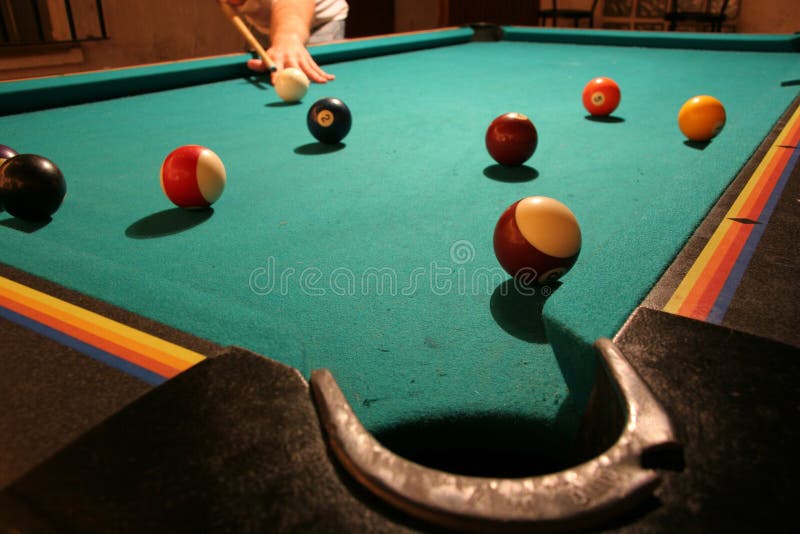 A game of pool stock photo. Image of games, play, team, shot 30608