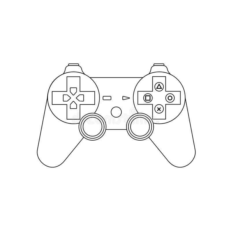 Game Stick Icon Collection Vector Isolated on White Stock Vector ...