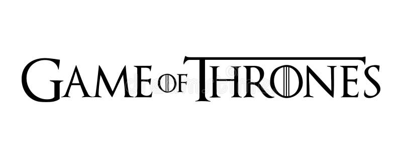 Game of Thrones logo vector illustration