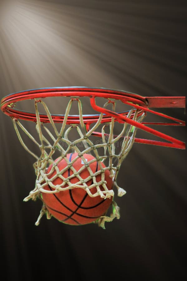 a game of basketball gave me a swoosh Stock Photo - Alamy