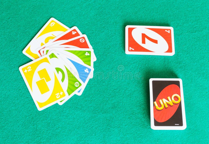 Bloco Do Jogo De Cartas Da ONU à Disposição Imagem de Stock