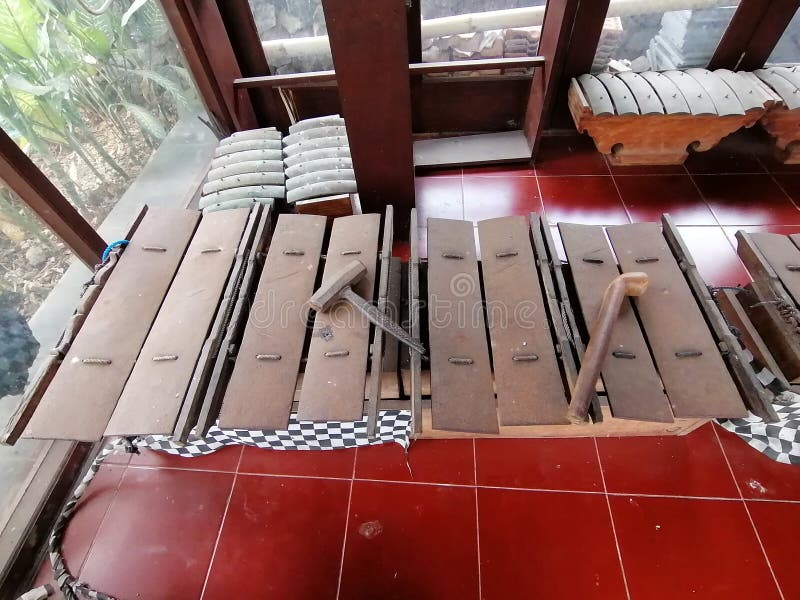 Gamelan Traditional Instrument royalty free stock photos