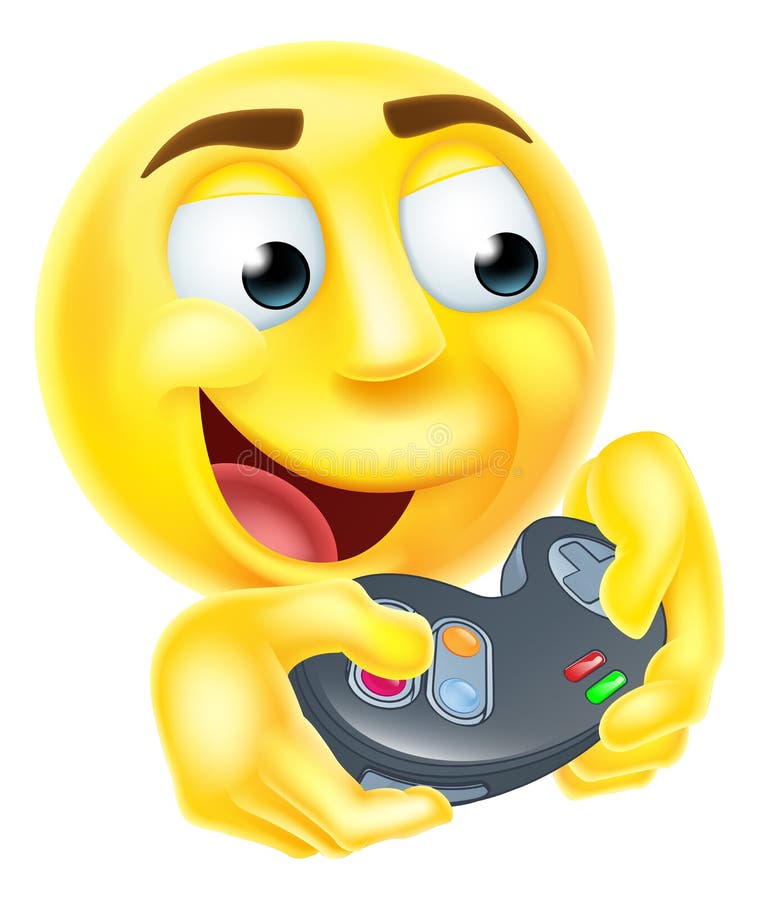 Gamer EmojiEmoticon vektor abbildung. Illustration von emoticon 62381591