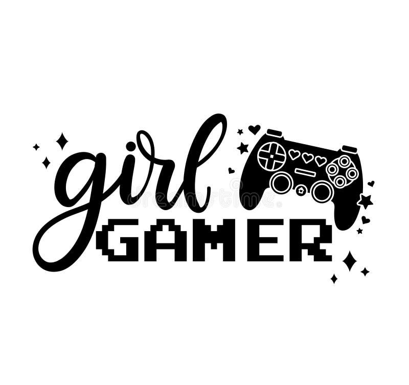 Gamer life quote text phrase quotation Royalty Free Vector