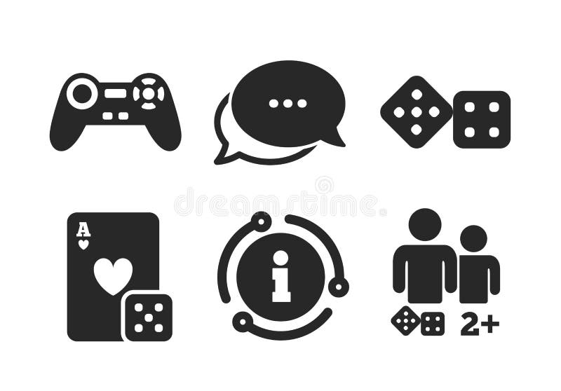 Board games sign icon 2-4 players symbol Vector Image